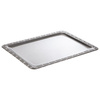 Plateau SCHÖNER ESSEN, en acier inoxydable, 42x31x1.5 cm | APS 382