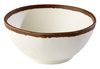 Bol CROCKER, mélamine, blanc - brun, 16.5x4 cm, 500 ml | APS 84573