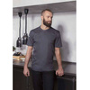 Chemise de cuisine Performance manches courtes anthracite | KARLOWSKY TM 5-5