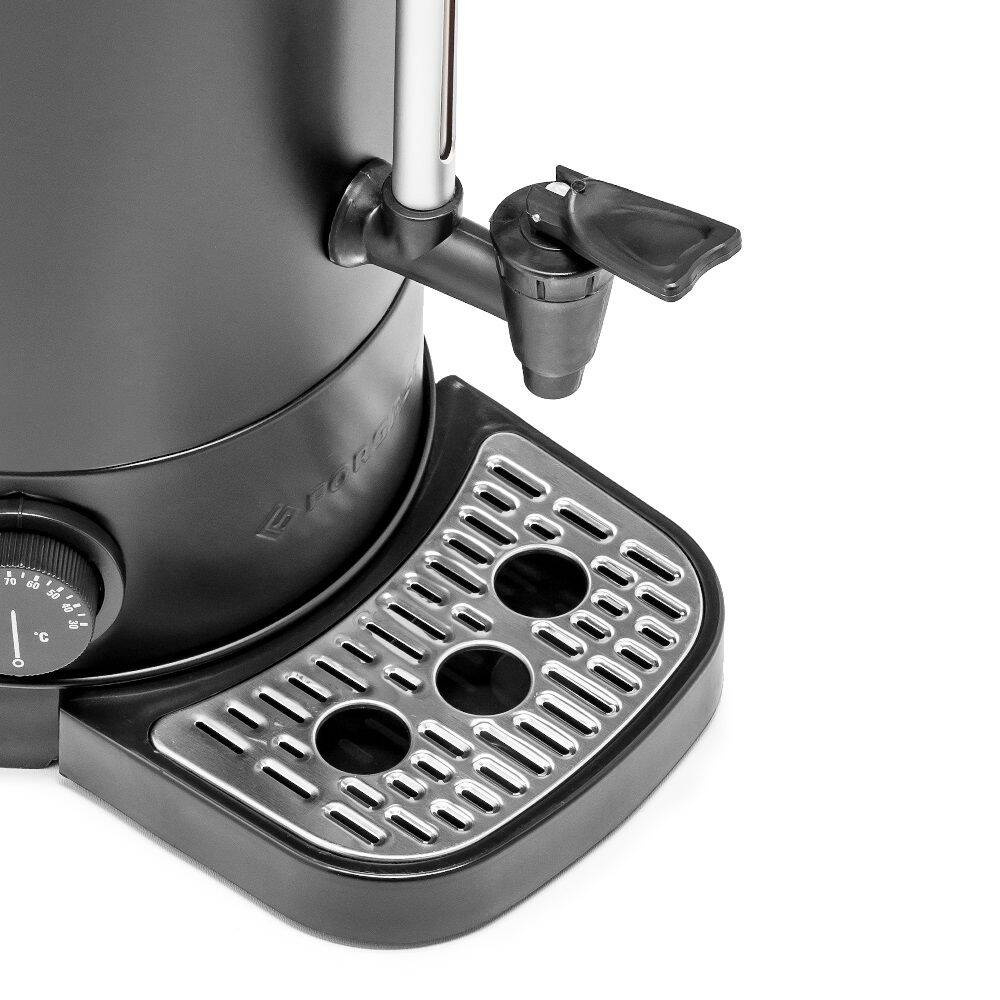 Chauffe-eau 8 L avec plateau d’égouttement, noir, à double paroi | FORGAST FG05560