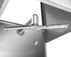 Lave-vaisselle à capot professionnel pour vaisselle avec pompe de vidange, commande électronique, doseur de produit de lavage, 9,55 kW, 400 V | PROFICHEF PCZ-04103