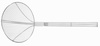 Passoire pour friteuse, 22 cm, 54 cm | HENDI 640708