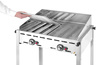Grill gazowy Green Fire Profi Line à 2 brûleurs, 11,6 kW | HENDI 149508