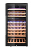 Cave à vin, 2 zones, 91 bouteilles, noire, 230 l, 9 clayettes | ARKTIC 237113