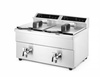 Friteuse à induction à 2 cuves Kitchen Line, 2x8 l, 2x3,5 kW, 230 V | HENDI 215029