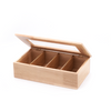 Boîte à thé, bois, brun clair, 33,5x20x9 cm | APS 11575