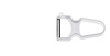 Économe pour pommes de terre - 4 cm blanc | GIESSER MESSER 8249 rap w