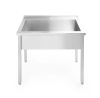 Bac inox 1 cuve Budget Line, 80x60x85 cm | HENDI 811009
