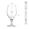 Coupes à bière BEER GOBLET 370, XNO, 370 ml, lot de 6 pièces | KROSNO GLASS FKMD127036002000
