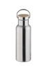 Bouteille isotherme « H2O YEAH! », acier inoxydable, couvercle en bambou, 500 ml | APS 66905