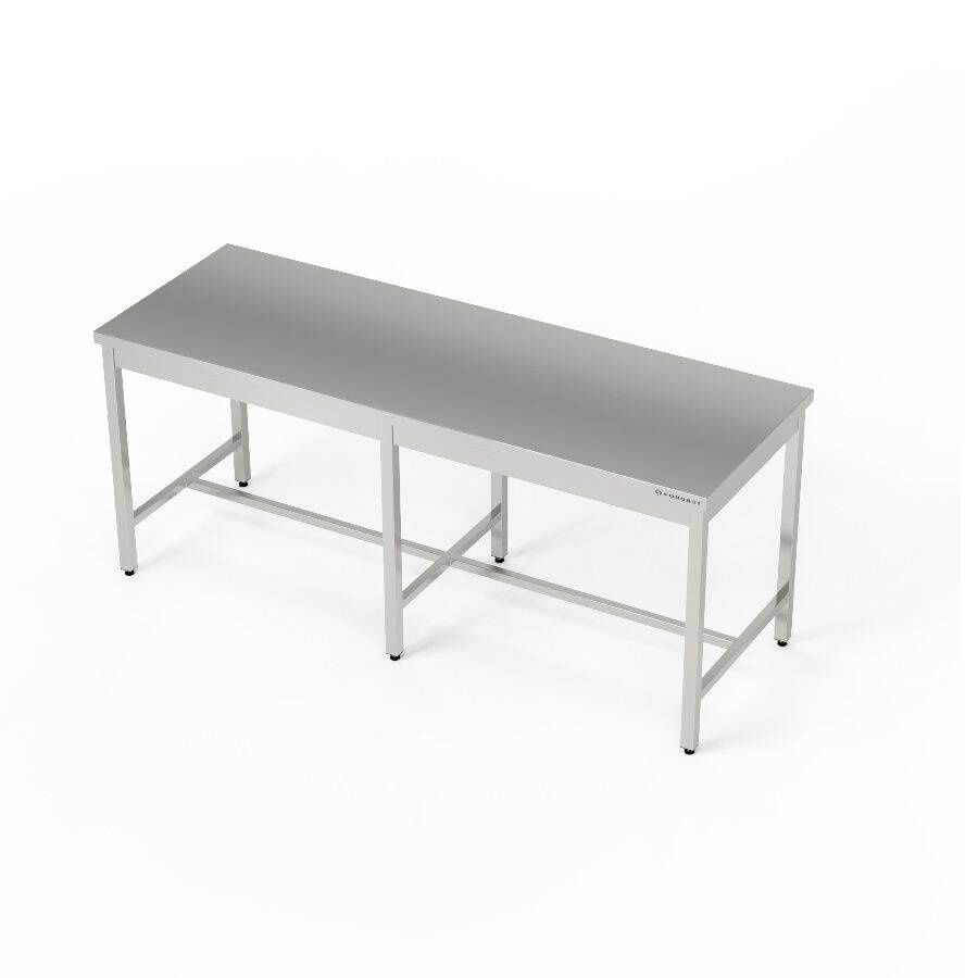 Table de travail centrale en acier inoxydable 180x70x85 cm | FORGAST