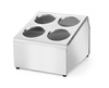 Rangement pour couverts 4 sections | HENDI 552407