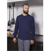 Chemise de cuisine Performance manches longues bleu marine | KARLOWSKY TM 6-10