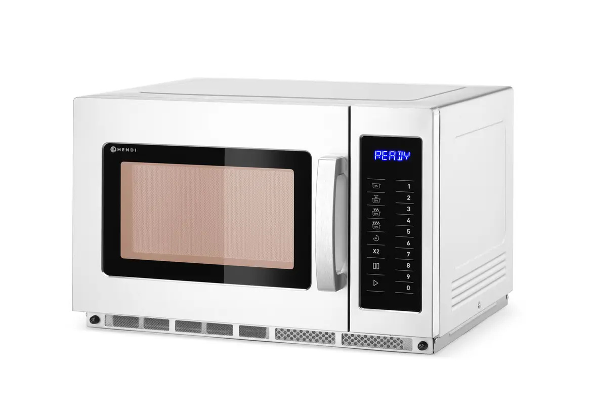 Four à micro-ondes programmable, 34 l, 3 kW, acier inoxydable | HENDI 281369