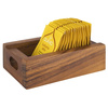 Boîte en bois Table, acacia, 1 compartiment 15x9,5x5 cm | APS 117276