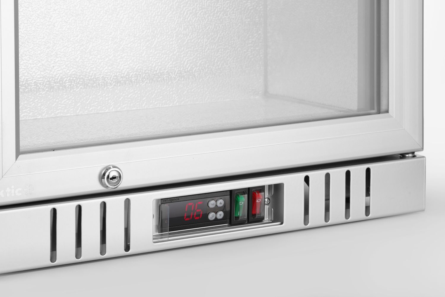 Réfrigérateur à boissons sous-comptoir 1 porte 75 L, aluminium, argenté | ARKTIC 236925