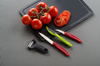 Couteau à éplucher rouge à lame courbée | HENDI 841532