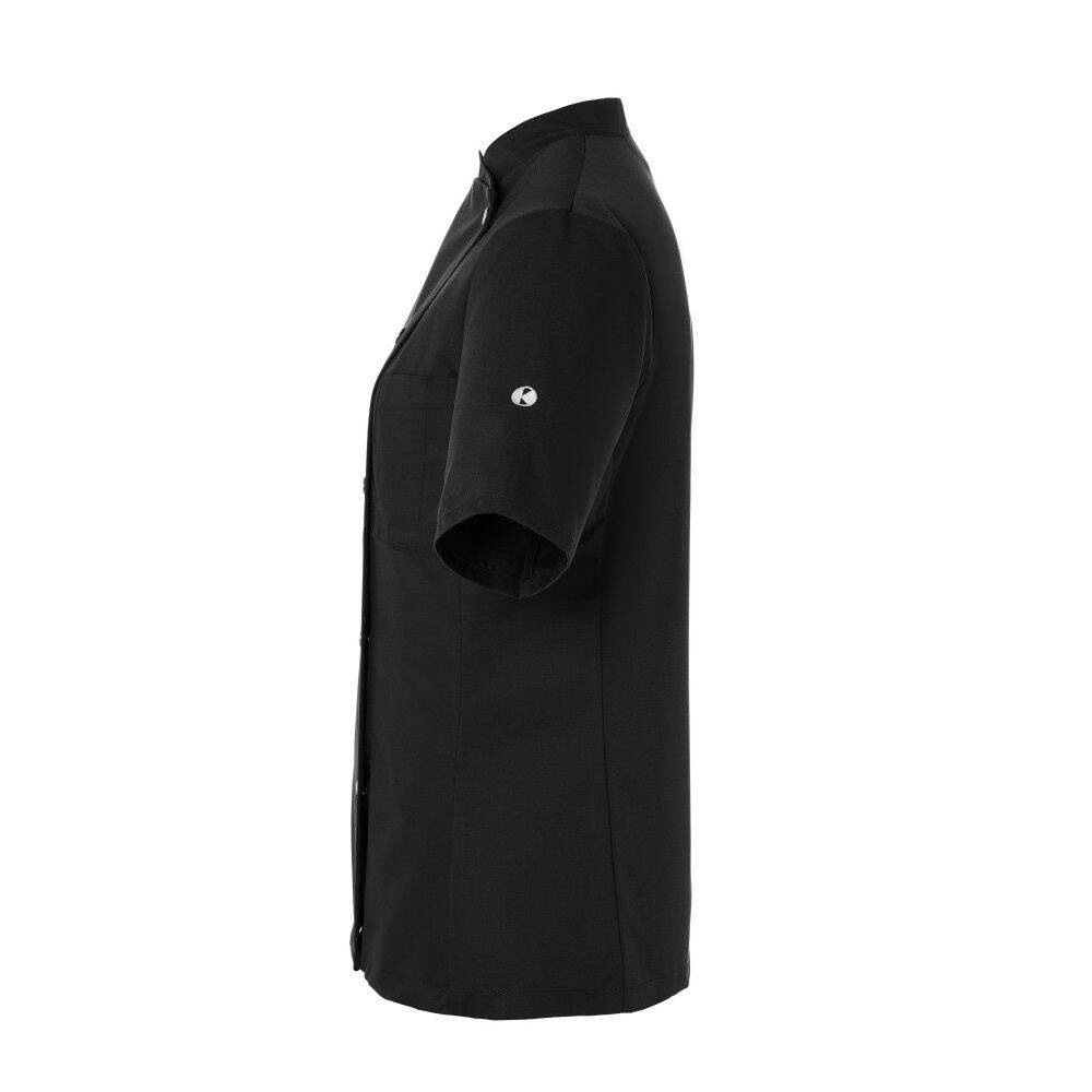 Veste de cuisine femme Greta noire | KARLOWSKY JF 4-1