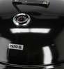 Grill à charbon, rond, Ø 54 cm noir | YATO YG-20300