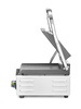 Grill de contact simple, lisse-rainuré, plaque 22x23 cm, 1,8 kW, 230 V | HENDI 263600
