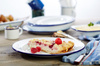 Assiette ENAMELWARE, acier émaillé, 24x2 cm | APS 40666