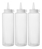 Distributeur pour sauces froides transparent contenance 0,35 l - 3 pcs | HENDI 557853