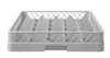 Panier pour verre 50x50 cm, 25 compartiments | HENDI 877036