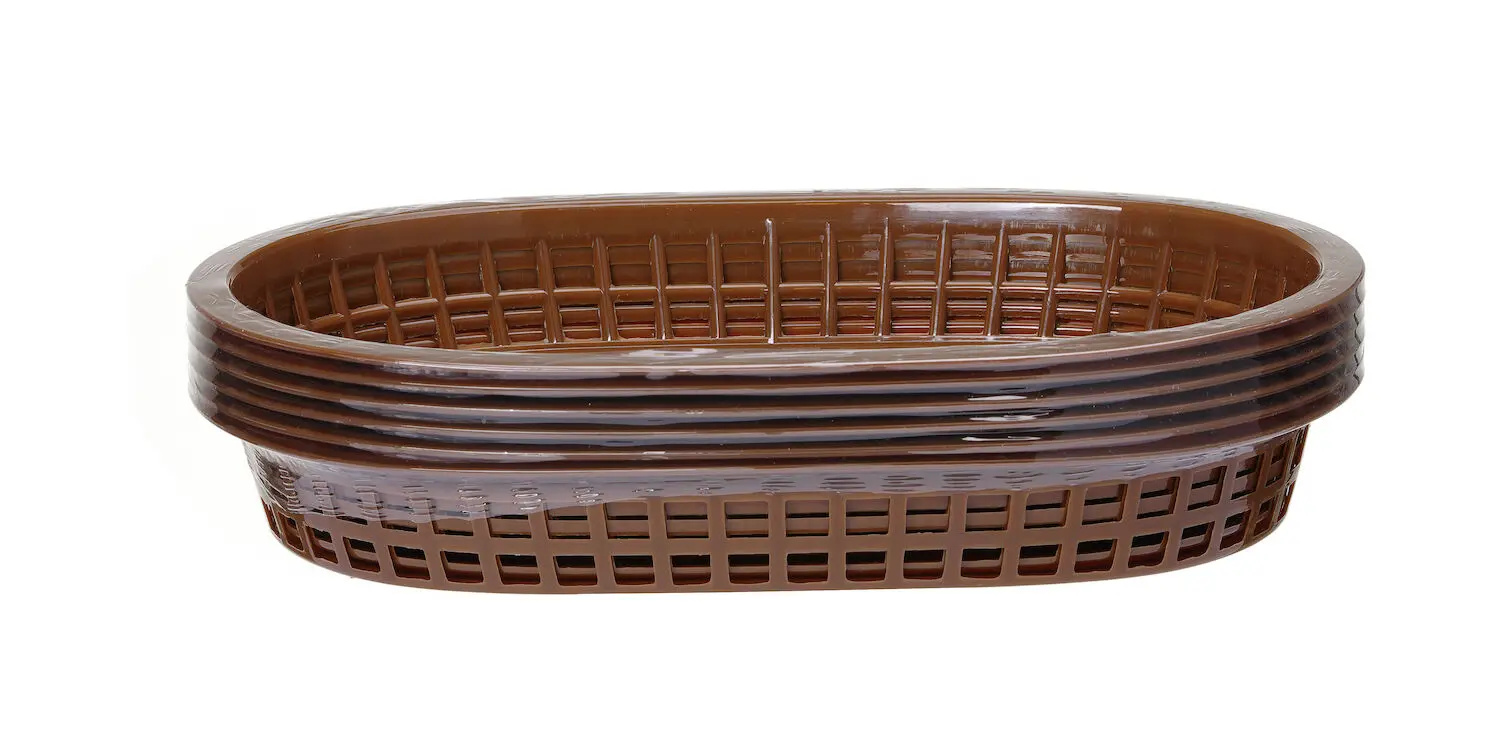 Panier à pain brun, 6 pcs | HENDI 426296
