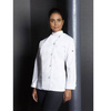 Veste de cuisine femme Larissa blanche | KARLOWSKY JF 3-3