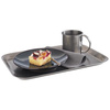 Plateau VINTAGE, acier inoxydable, 38x26,5x1,5 cm | APS 30132