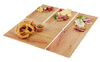 Plateau GN 2/4 OAK LIGHT, mélamine, marron, 53x16,2x15 cm | APS 84209