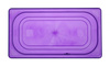 Couvercle GN 1/3 en polypropylène violet PROFI LINE | HENDI 881729