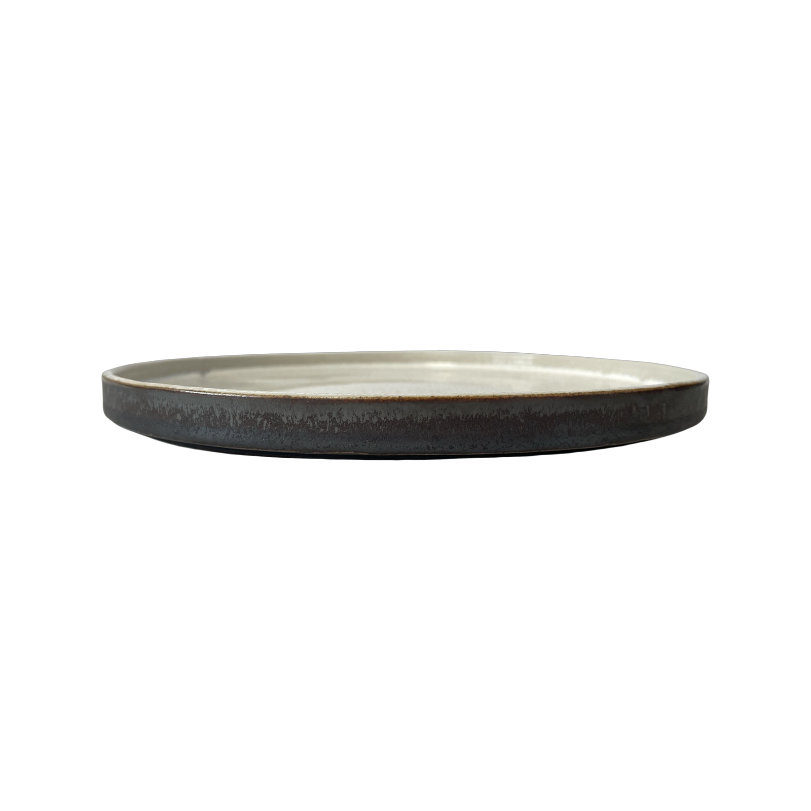 Assiette plate avec bord Arondi dolomite 25 cm | KERA CERAMIKA 18.2/C.DOL