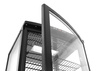Vitrine réfrigérée 280 L, noire, LED, système de refroidissement dynamique | ARKTIC 233290