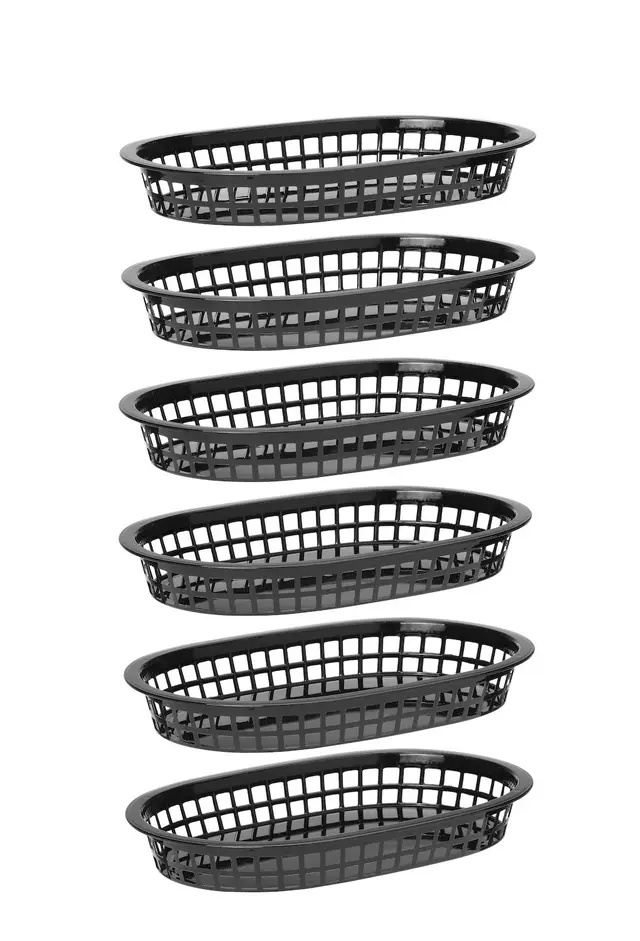 Panier à pain noir, 6 pcs | HENDI 426890