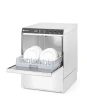 Lave-vaisselle professionnel Doppio avec doseur de détergent et pompe de vidange, panier 50x50 cm, 3,4/4,9 kW, 230/400 V | HENDI 237366