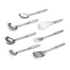Cuillère à égoutter de service, acier inoxydable, 33 cm | FORGAST FG11130