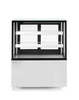 Vitrine réfrigérée 2 étagères 300 L, acier inoxydable, LED, 0-6°C | ARKTIC 233337