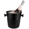 Refroidisseur pour bouteilles, cooler, aluminium et ABS, noir | APS 36115