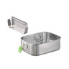Boîte à déjeuner LUNCHBUDDY, acier inoxydable, 18.5x13.5x6.5 cm, 800 ml | APS 66900