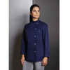 Veste de cuisine femme Larissa bleu marine | KARLOWSKY JF 3-10