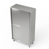 Armoire inox traversante divisée 130x70x180 cm | FORGAST