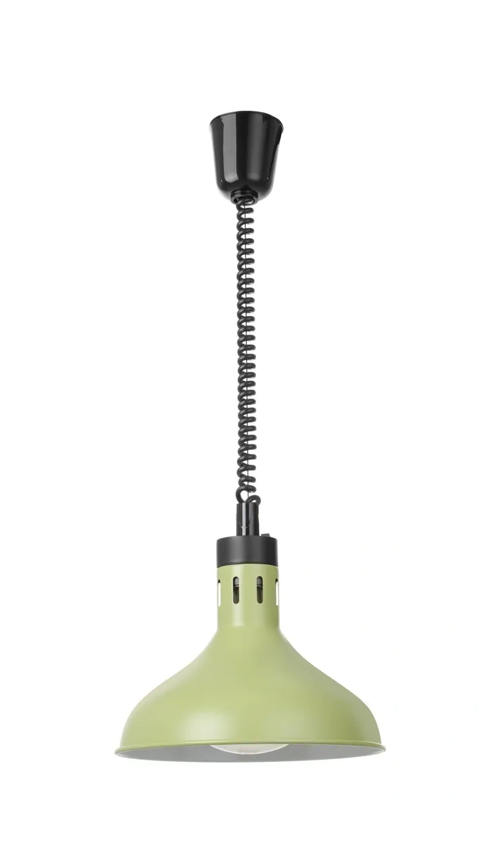 Lampe chauffante pour aliments cloche, verte, 0,25 kW | HENDI 273692