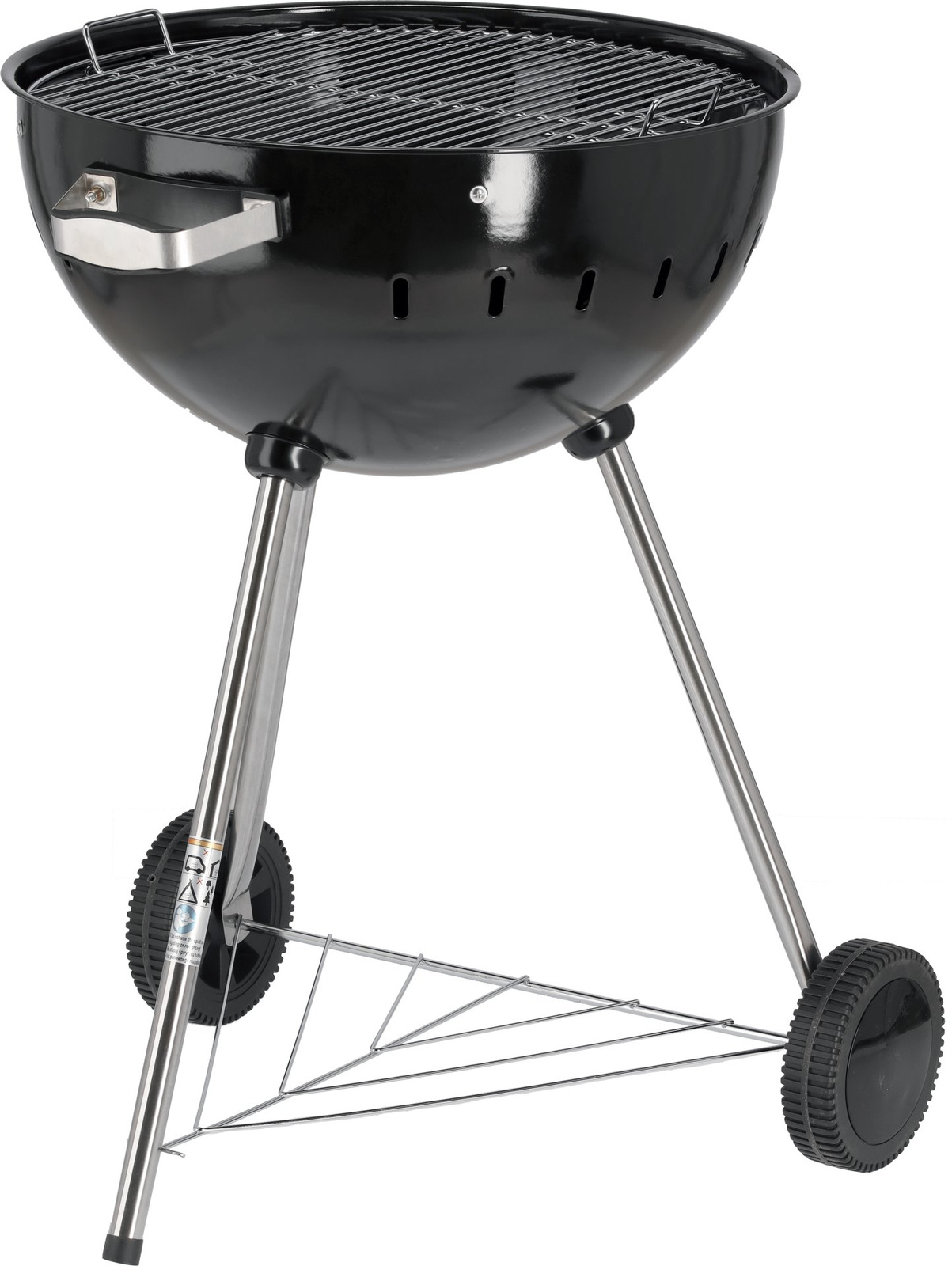 Grill à charbon, rond, Ø 54 cm noir | YATO YG-20300