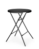 Table de cocktail ronde, noire, diam. 80 cm | AMERBOX 811047