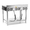 Cuisine à induction 6 zones sur soubassement, 6x3,5 kW, 2x400 V | FORGAST FG09038