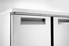 Table réfrigérée 3-portes avec groupe inférieur, 368 l, 136,5x70x85 cm, R 290 | ARKTIC 236147