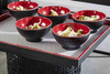 Bol ASIA PLUS, mélamine, noir et rouge, 24x9,5 cm, 2,2 l | APS 15421