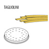 Matrice pour pâtes Tagliolini, 57 mm | FIMAR ACTRMPF9
