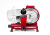 Trancheuse à charcuterie Profi Line RED EDITION, max. 15 cm, épaisseur de coupe 0-12 mm, lame 22 cm | HENDI 970294